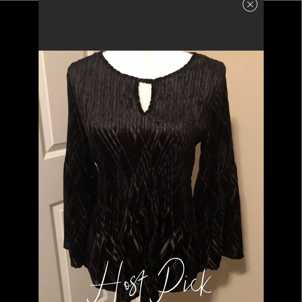 Investments Petites Velvet Top